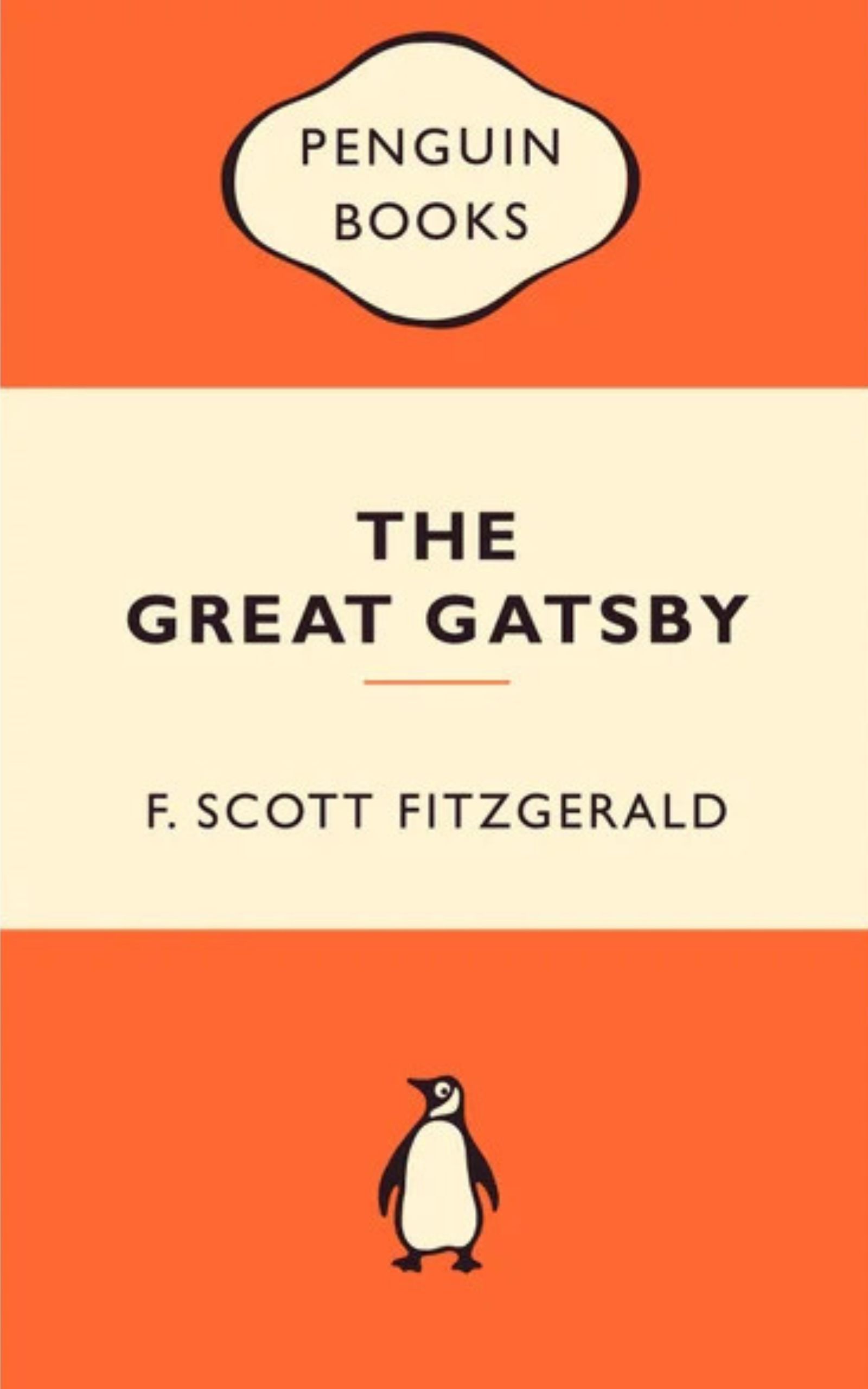 The Great Gatsby by F. Scott Fitzgerald.
